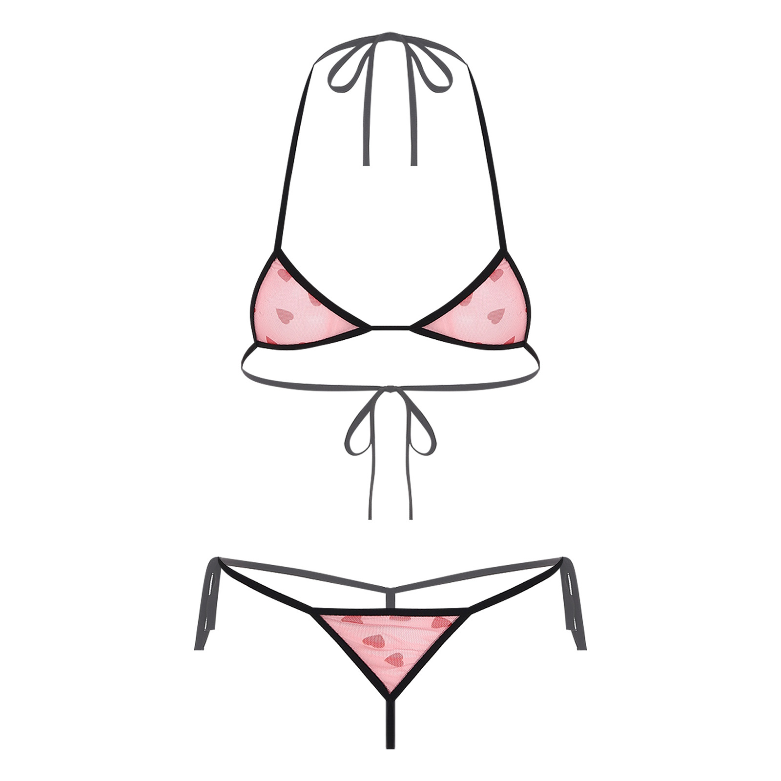 Womens Micro Mini Bikini Linge - مراجعة Sheer Bra Lace وسعره