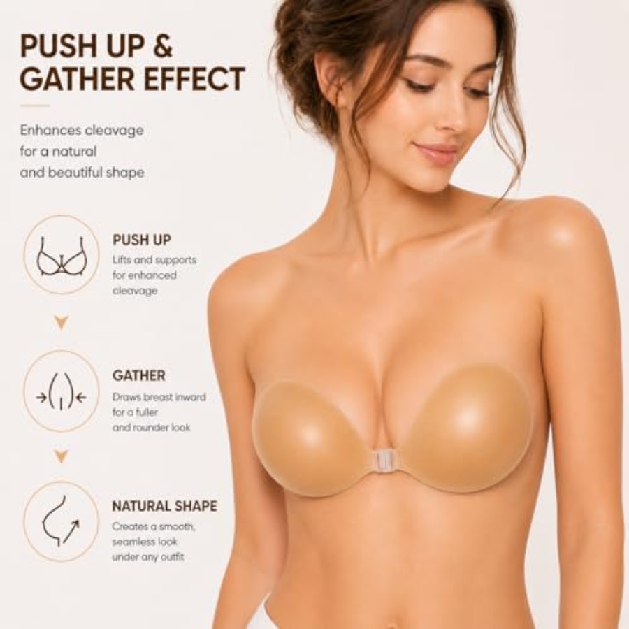 Hasimor Sticky Bra Ultra Thin  - مراجعة Push Up Bra Silicone وسعره