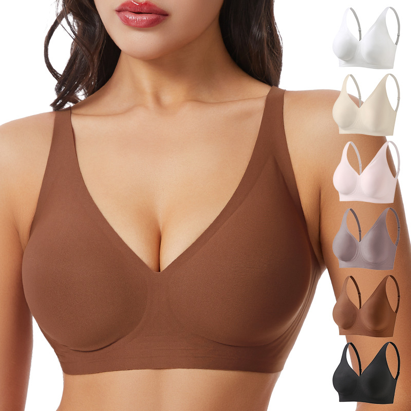Women's Deep V Jelly Seamless  - مراجعة Wirefree Bra Comfort وسعره