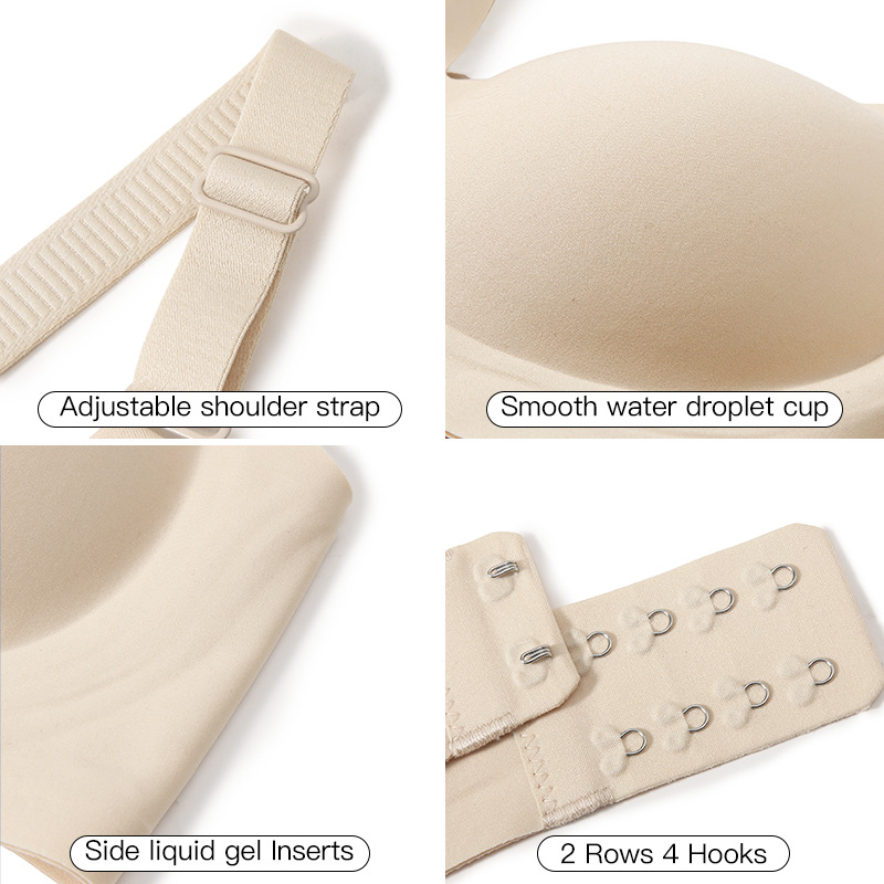 Women's Deep V Jelly Seamless  - مراجعة Wirefree Bra Comfort وسعره