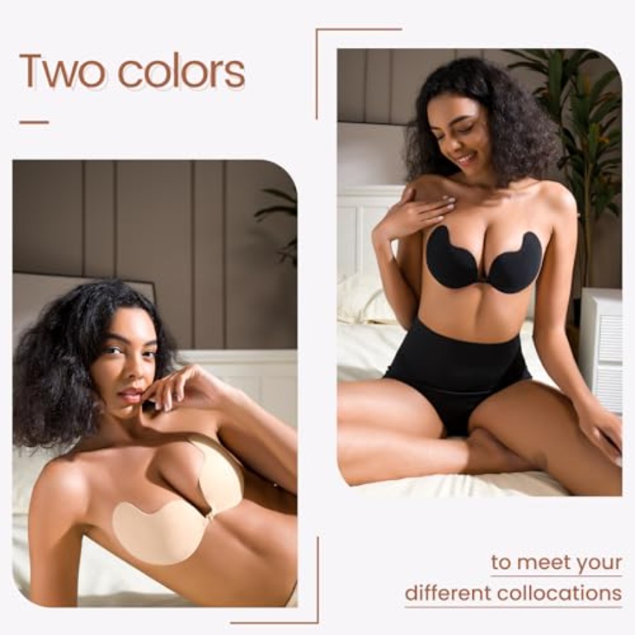 Sticky Bra Backless Adhesive S - مراجعة Push Up Bra Silicone وسعره