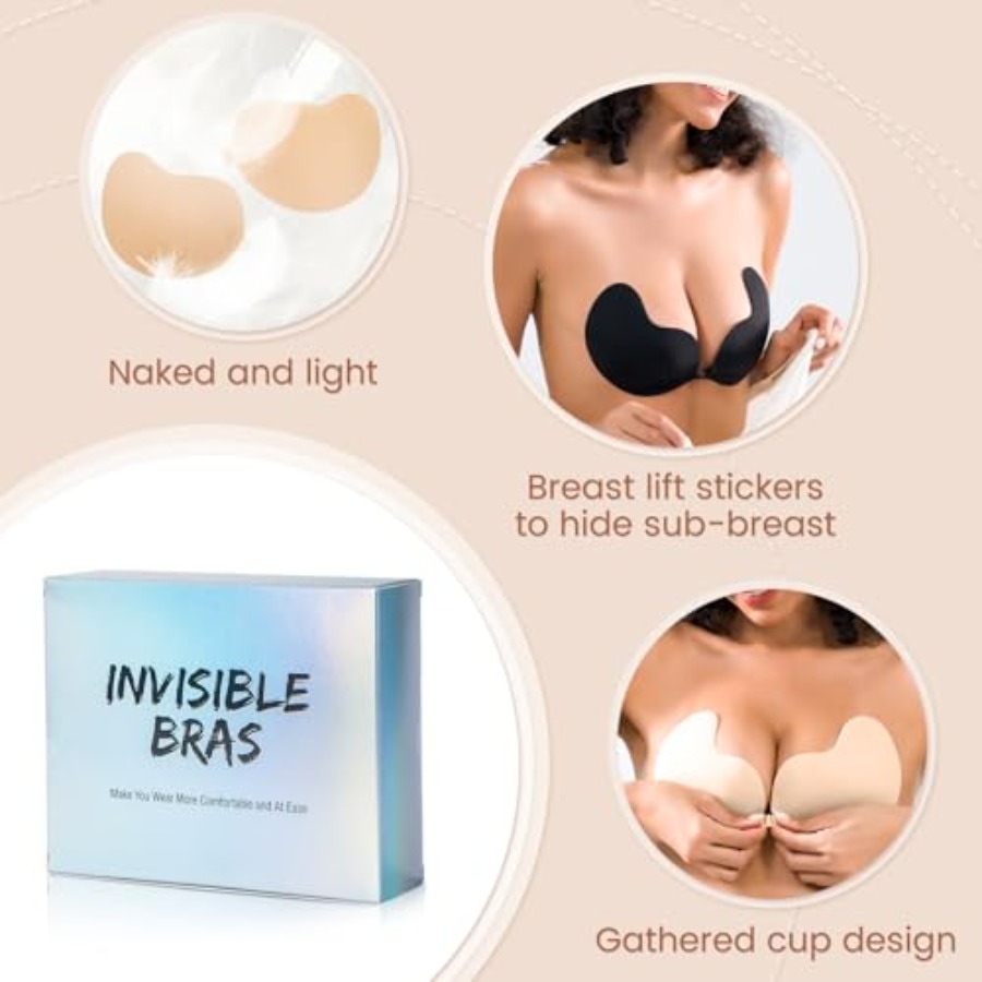 Sticky Bra Backless Adhesive S - مراجعة Push Up Bra Silicone وسعره