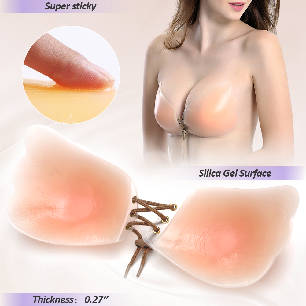 WEICHENS Breast Lift Adhesive  - مراجعة Backless Bra Sticky وسعره