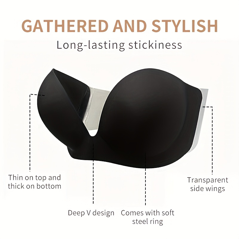 Strapless Seamless Invisible S - مراجعة Strapless Bra Adhesive وسعره