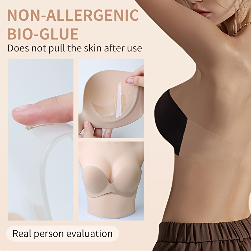 Strapless Seamless Invisible S - مراجعة Strapless Bra Adhesive وسعره