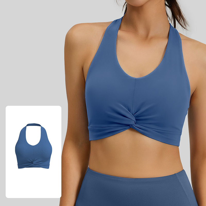 New Women Halter Neck Sports B - مراجعة Plunge Bra Push Up وسعره