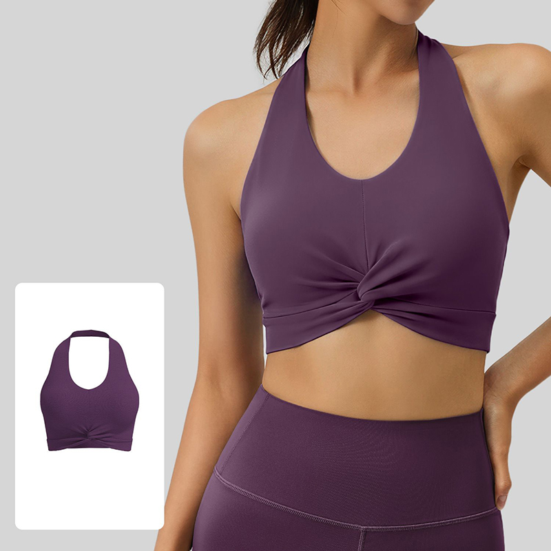 New Women Halter Neck Sports B - مراجعة Plunge Bra Push Up وسعره