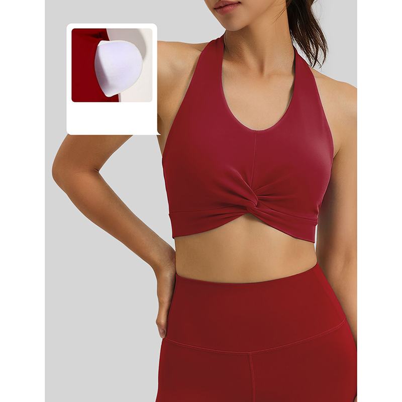 New Women Halter Neck Sports B - مراجعة Plunge Bra Push Up وسعره