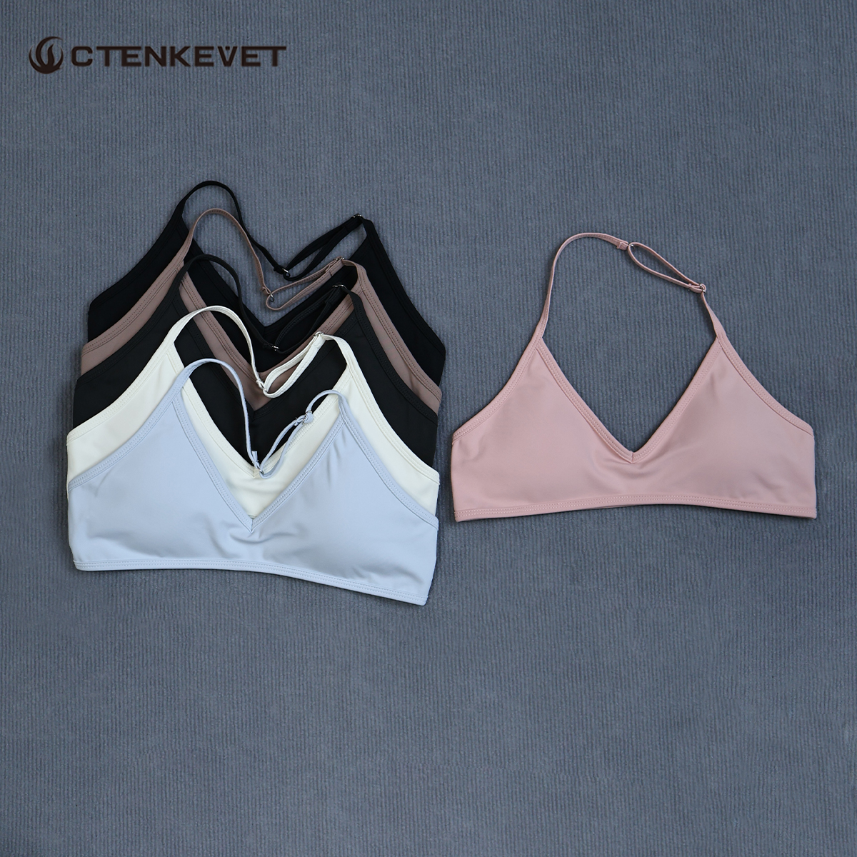 Women's Summer Halter Neck Pad - مراجعة Sports Bra Racerback وسعره
