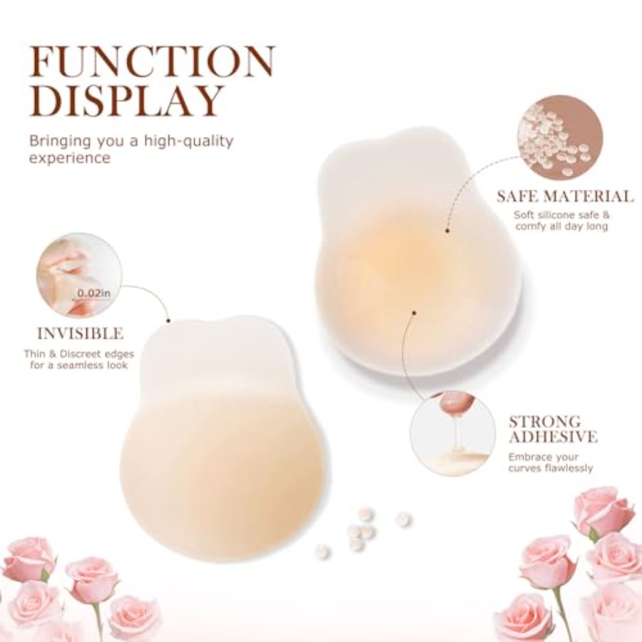 Zacca Sticky Bra for Women, Ad - مراجعة Push Up Bra Silicone وسعره