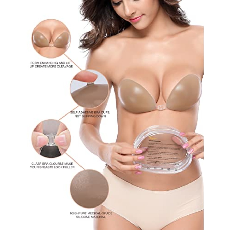Wingslove Sticky Adhesive Bra  - مراجعة Push Up Bra Silicone وسعره