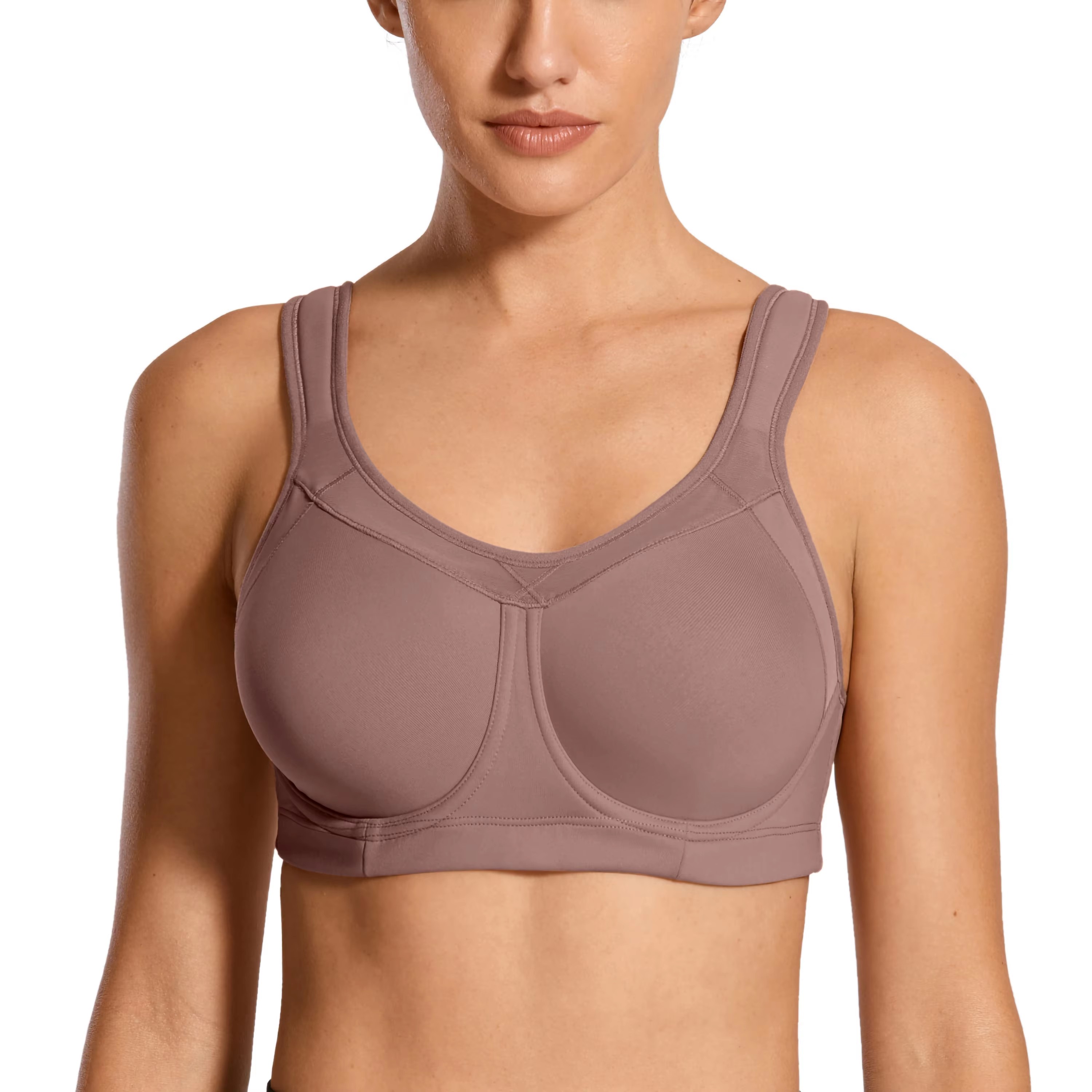 SYROKAN Women Sports bras High - مراجعة Full Coverage Bra وسعره