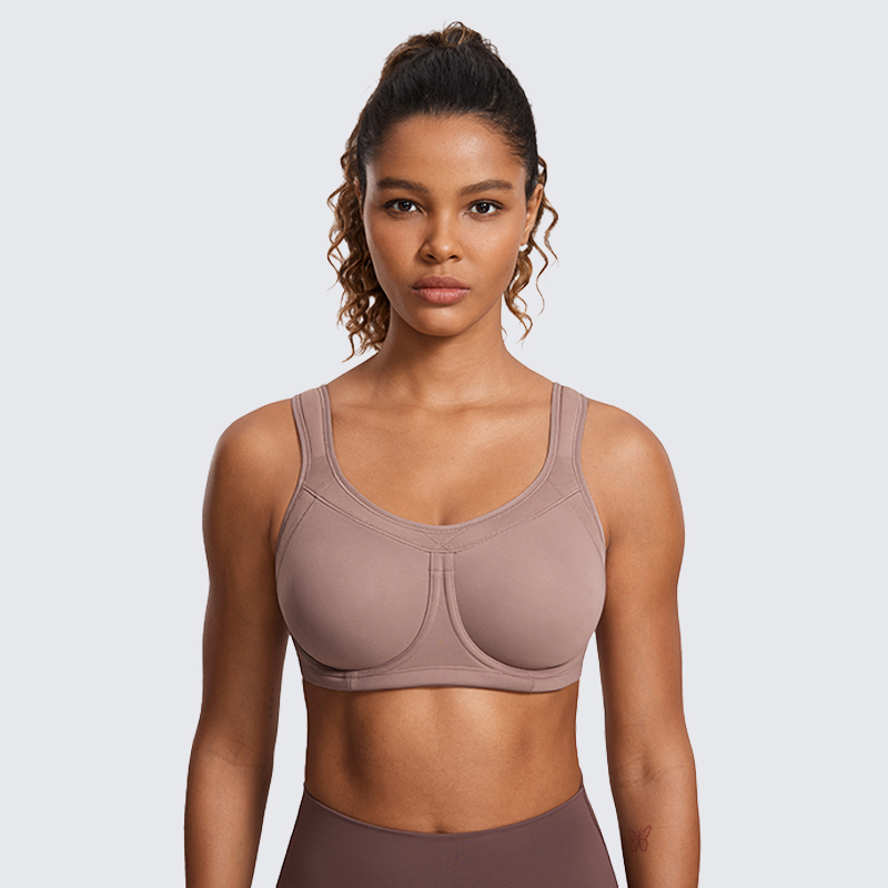 SYROKAN Women Sports bras High - مراجعة Full Coverage Bra وسعره