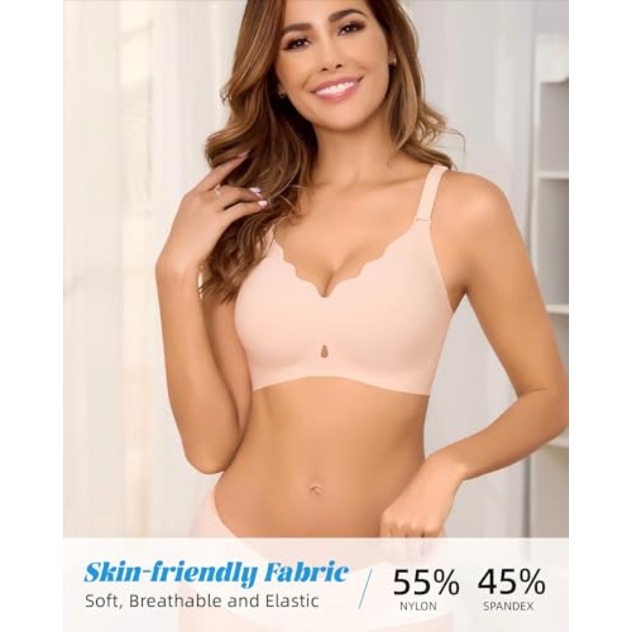 Women Wireless Seamless Bra -  - مراجعة Full Coverage Bra وسعره