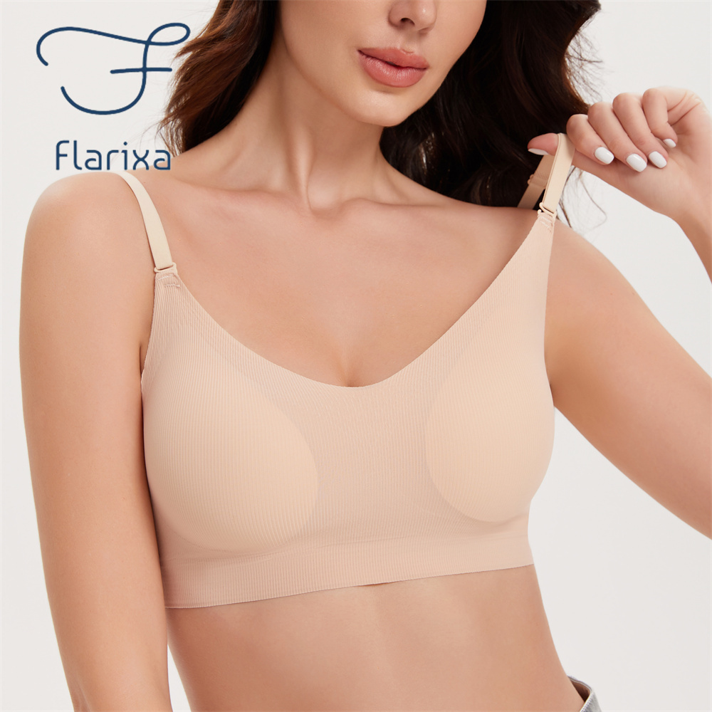 Flarixa Seamless Low Back Bra  - مراجعة Full Coverage Bra وسعره
