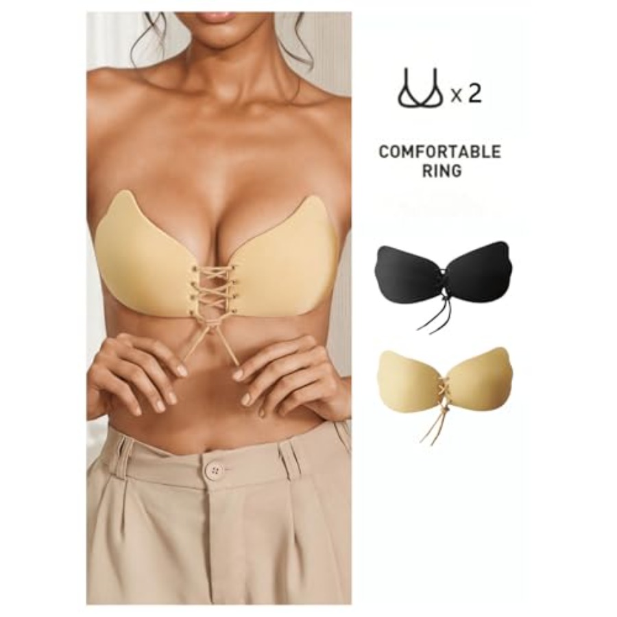 SHENHE Women's 2 Pack Front Cl - مراجعة Push Up Bra Silicone وسعره