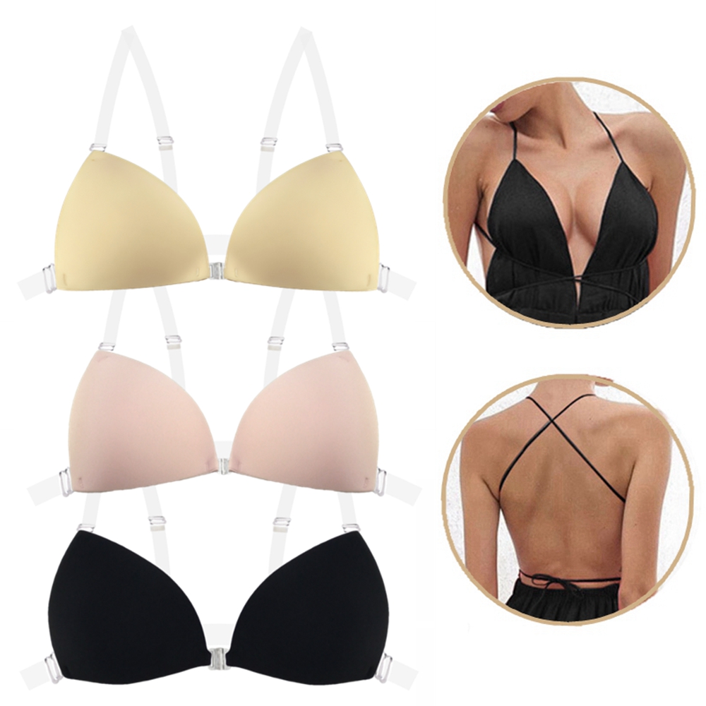 Sticky Bra for Women Backless  - مراجعة Plunge Bra Push Up وسعره