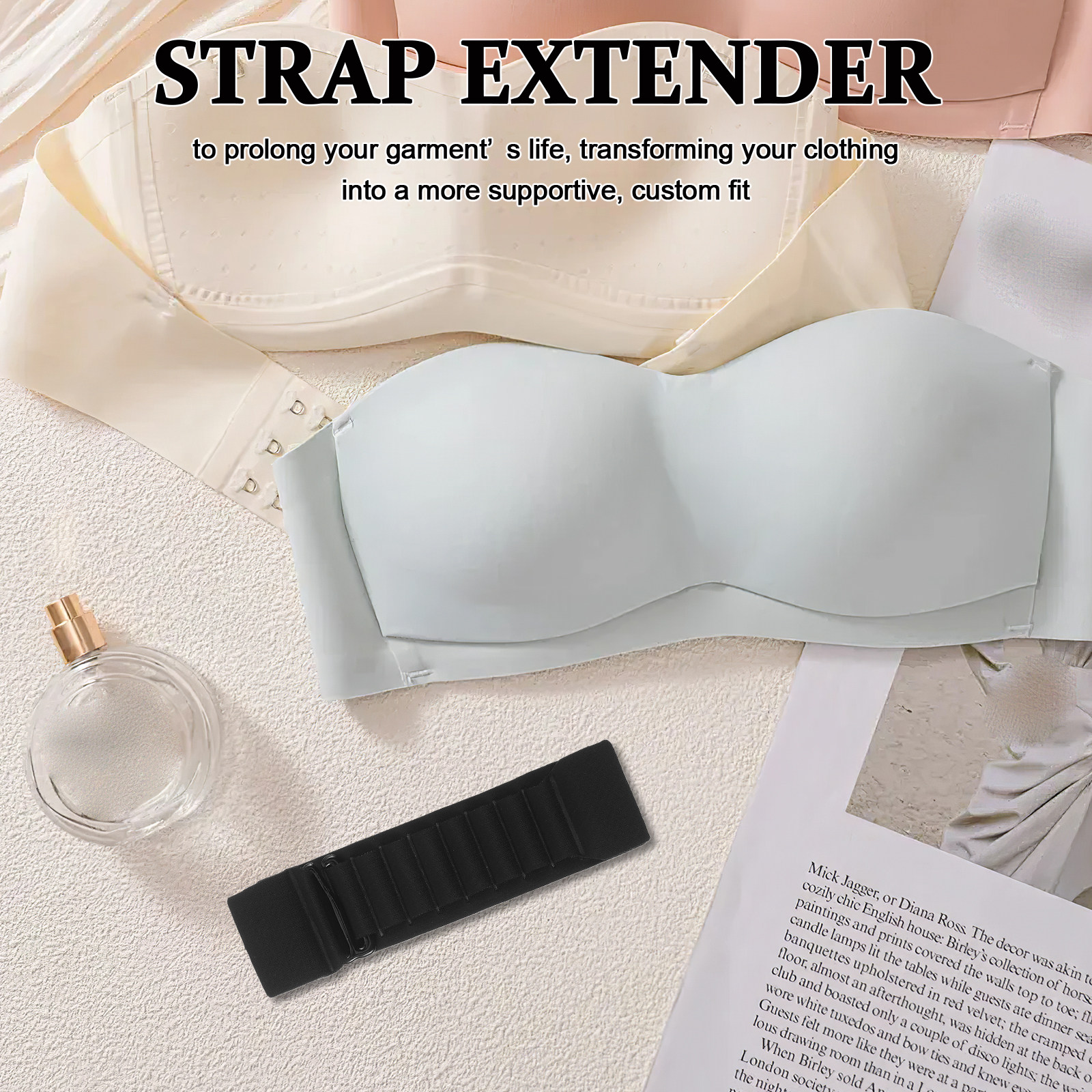 6Pcs Bra Strap Extender Clips  - مراجعة Sports Bra Racerback وسعره